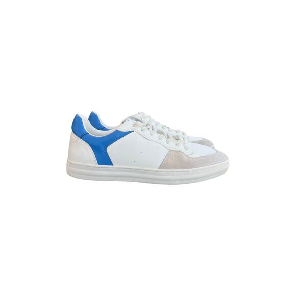 Ted Baker NEW Men\'s 41EU/8.5US Blue Leather & Suede Casual Sneakers Shoes $190?